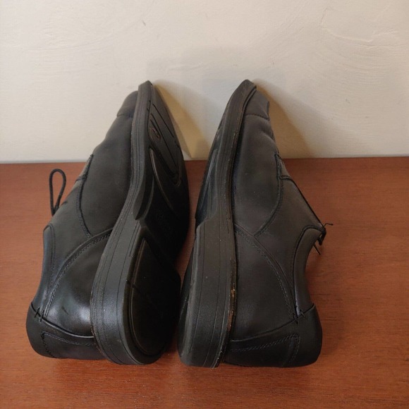 Johnston & Murphy Men's Dress Shoes Size 10 Black Leather Lace Up - Picture 4 of 7